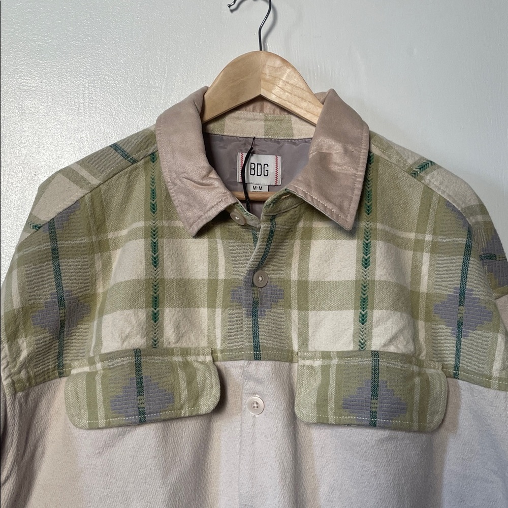 NWT- BDG Robbie Crafted Western Overshirt- Medium - Picture 4 of 14